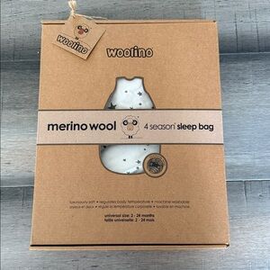 Woolino Stars Sleep Sack 2-24 mos, 4-season